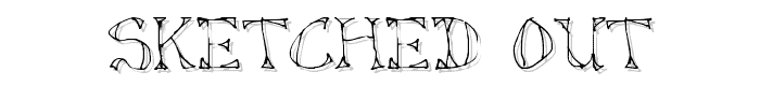 Sketched Out font